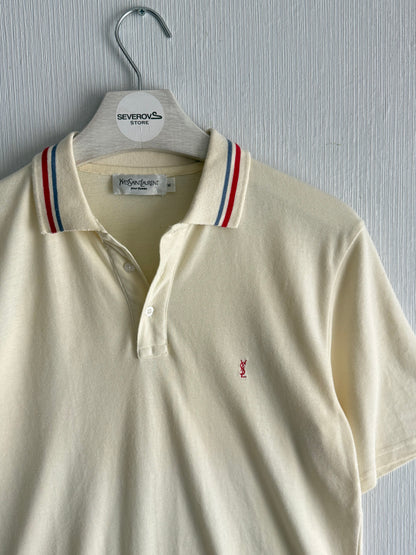 YSL Yves Saint Laurent Beige Men’s Polo Shirt