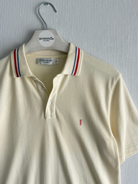 YSL Yves Saint Laurent Beige Men’s Polo Shirt