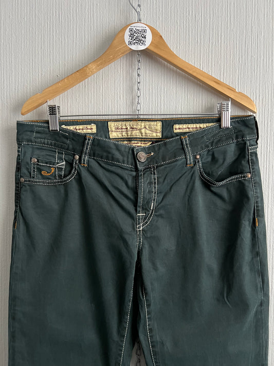 Jacob Cohen 711 Model Mens Dark Green Pants