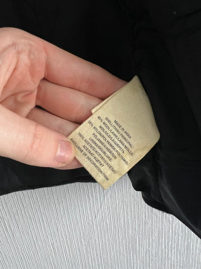 191 Ralph Lauren Denim & Supply Tartan Plaid Wool blend Pea Coat