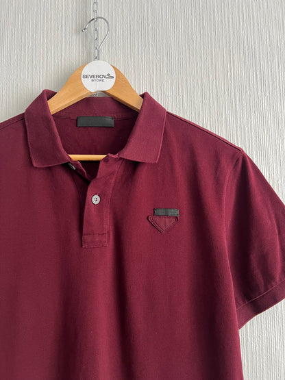 Prada Milano Mens Cotton Polo T-shirt
