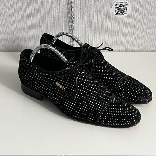 Zilli Mens Leather Formal Flats Loafer Shoes