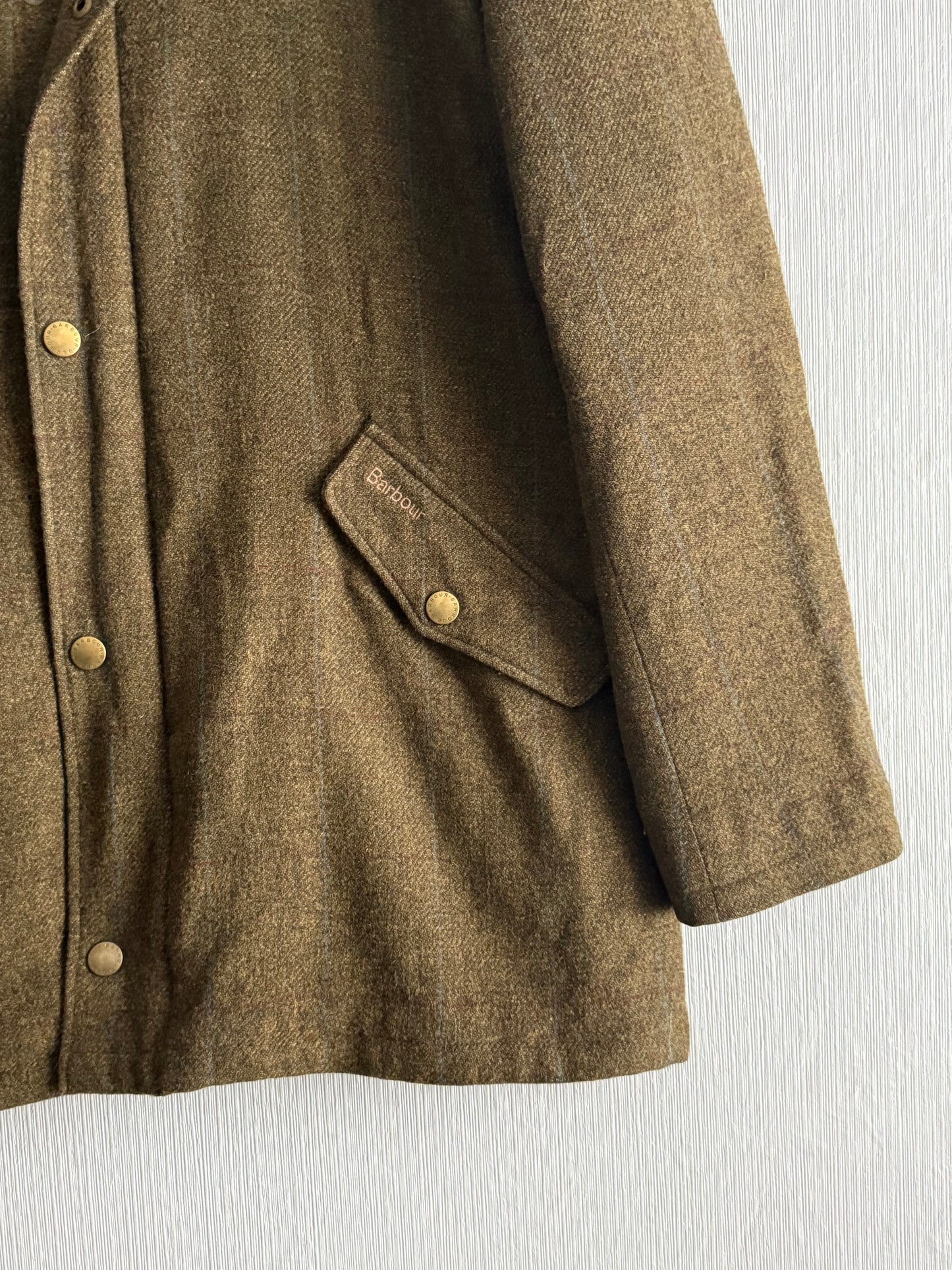 Barbour Wimbrel Olive Wool Tweed Jacket