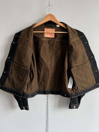 Stussy X Levis Black Denim Jacket Unisex