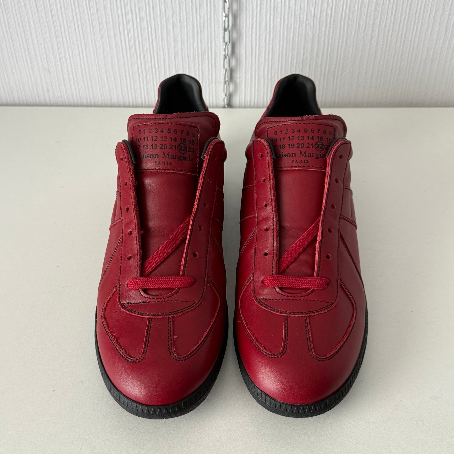 Maison Margiela Replica GATs Red Leather Sneaker