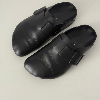 Balenciaga Sunday Black Leather Mules