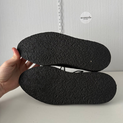 Saint Laurent Black Pony Hair Zebra Leather Shoes