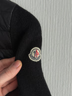 Moncler Maglione Tricot Down Padded Wool Cardigan
