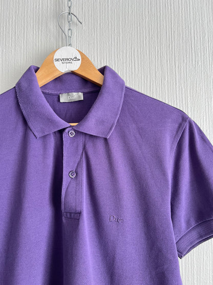 Dior Purple Cotton Mens Polo Shirt