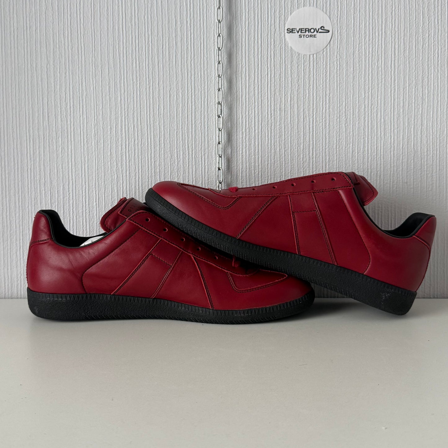 Maison Margiela Replica GATs Red Leather Sneaker