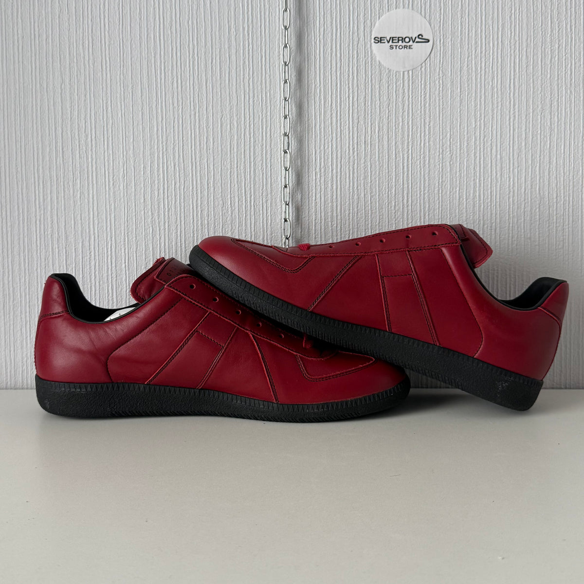 Maison Margiela Replica GATs Red Leather Sneaker