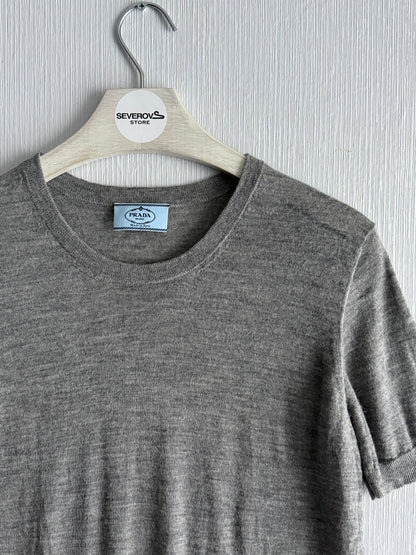 Prada Short-sleeved Knitted Jumper