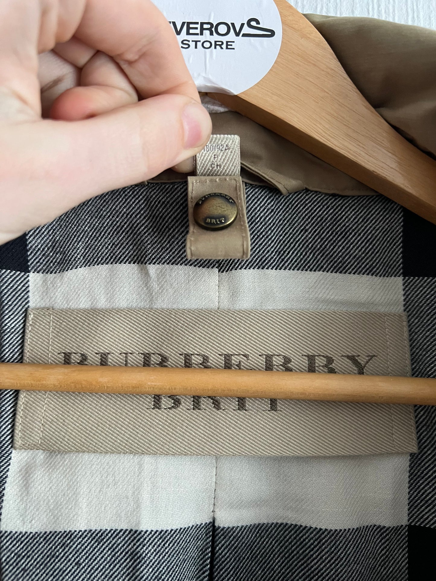 Burberry Brit Camel Cotton Safari Parka Field Jacket