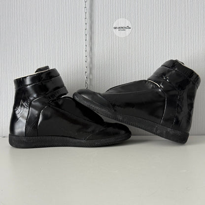 Maison Margiela Future High Top Cracked Sneakers