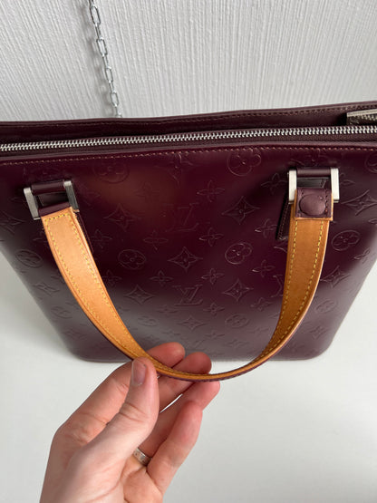 Louis Vuitton Purple Monogram Mat Stockton Bag