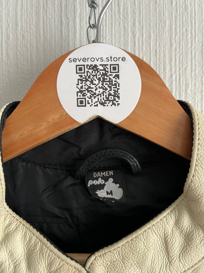 Rare Real Leather Racing Jacket Tribal Patterns