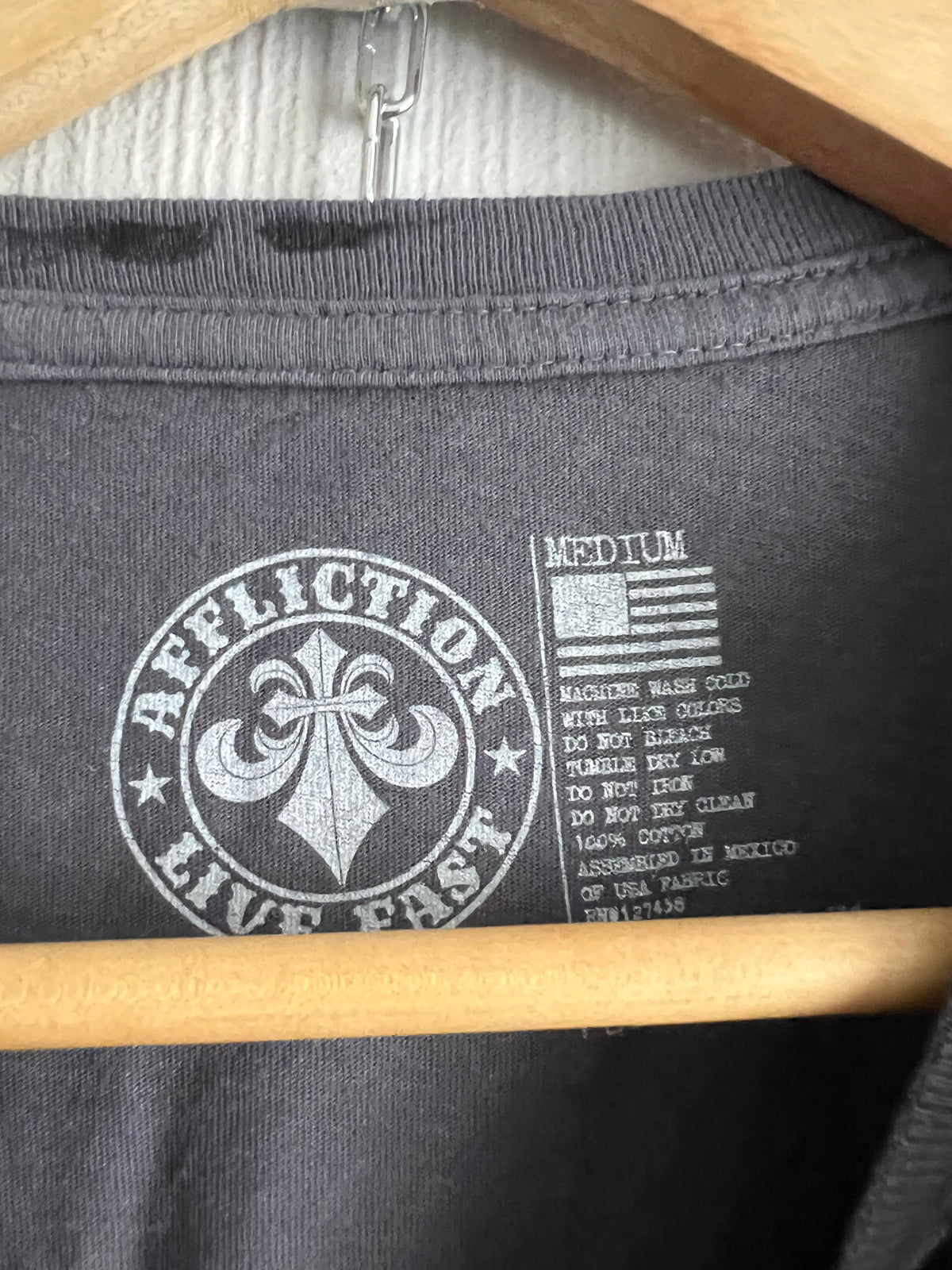 Affliction Women’s Grey Top