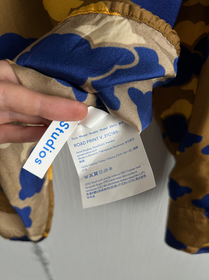 Acne Studios Bla Konst Road Print Button Up Shirt