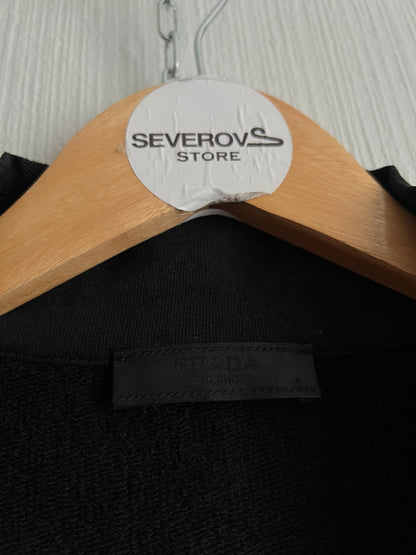 Prada Sport Black Tab Logo Nylon Full Zip Men’s Jacket