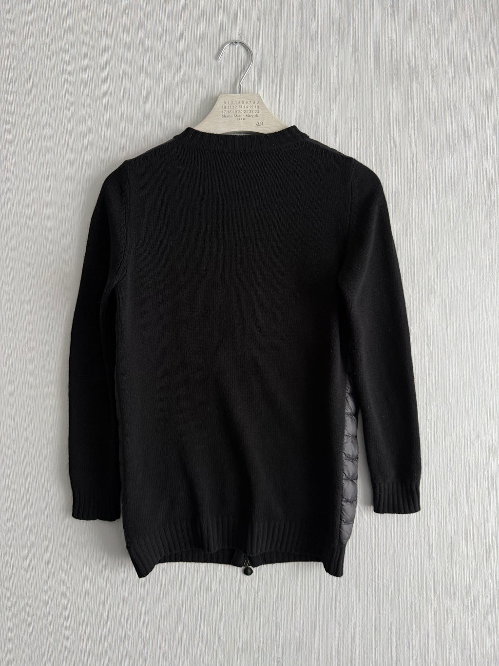 Moncler Maglione Tricot Down Padded Wool Cardigan