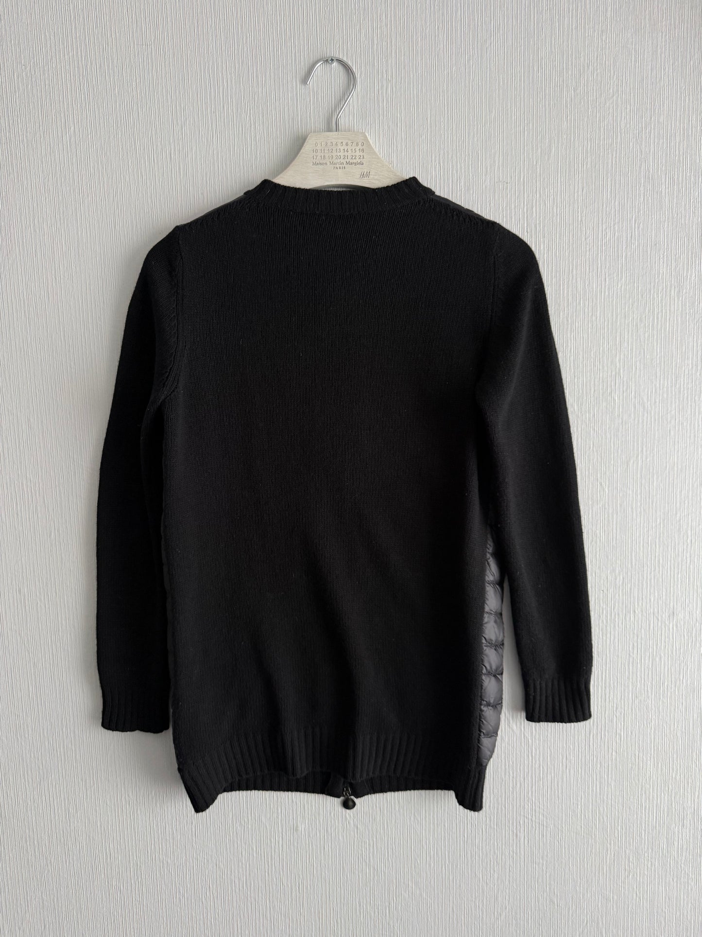 Moncler Maglione Tricot Down Padded Wool Cardigan