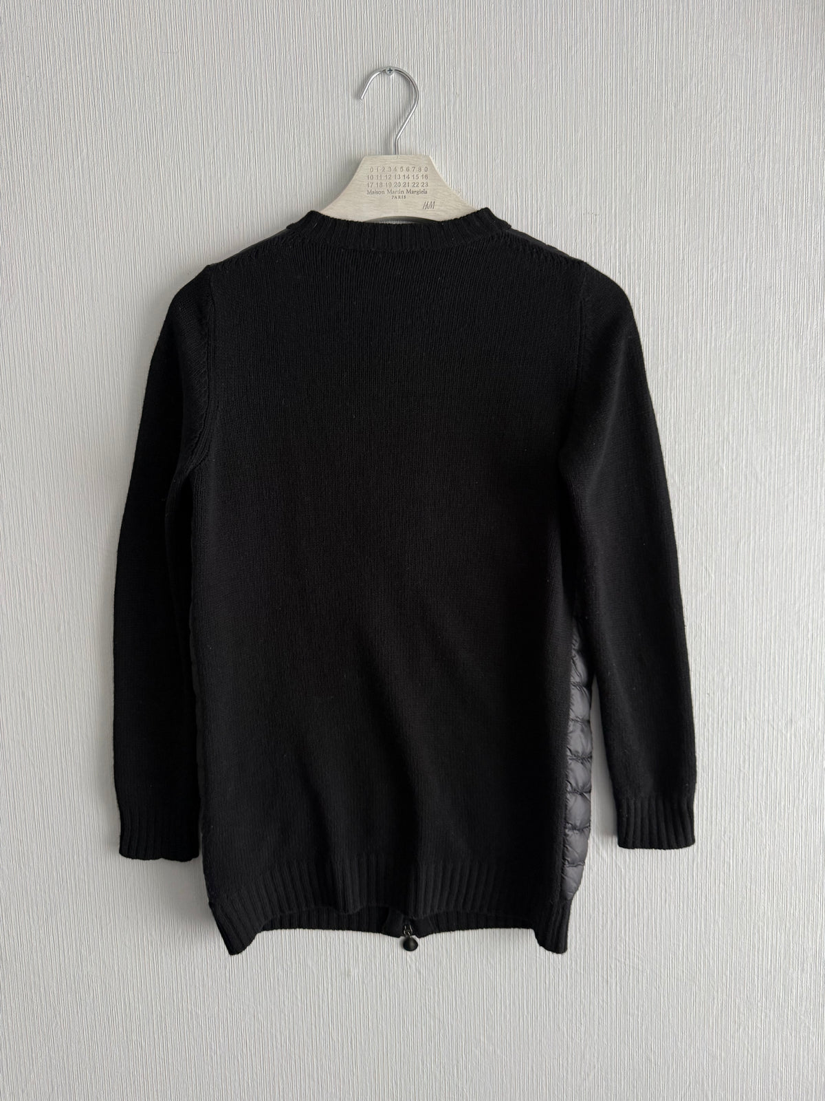 Moncler Maglione Tricot Down Padded Wool Cardigan