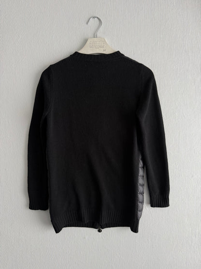 Moncler Maglione Tricot Down Padded Wool Cardigan