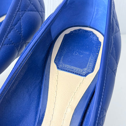 Dior Cannage Pumps Womens Leather Shoes
