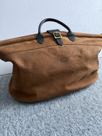 Longchamp Camel Suede Leather Bag