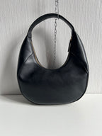 Stella McCartney Perforated Logo Boho Bag Black
