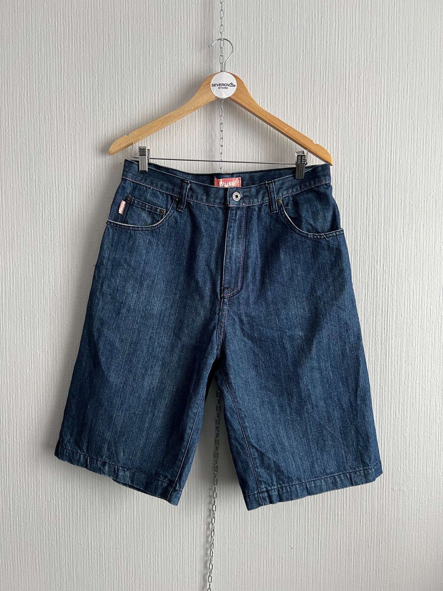 Stussy 90s Vintage Baggy Jorts Denim Shorts