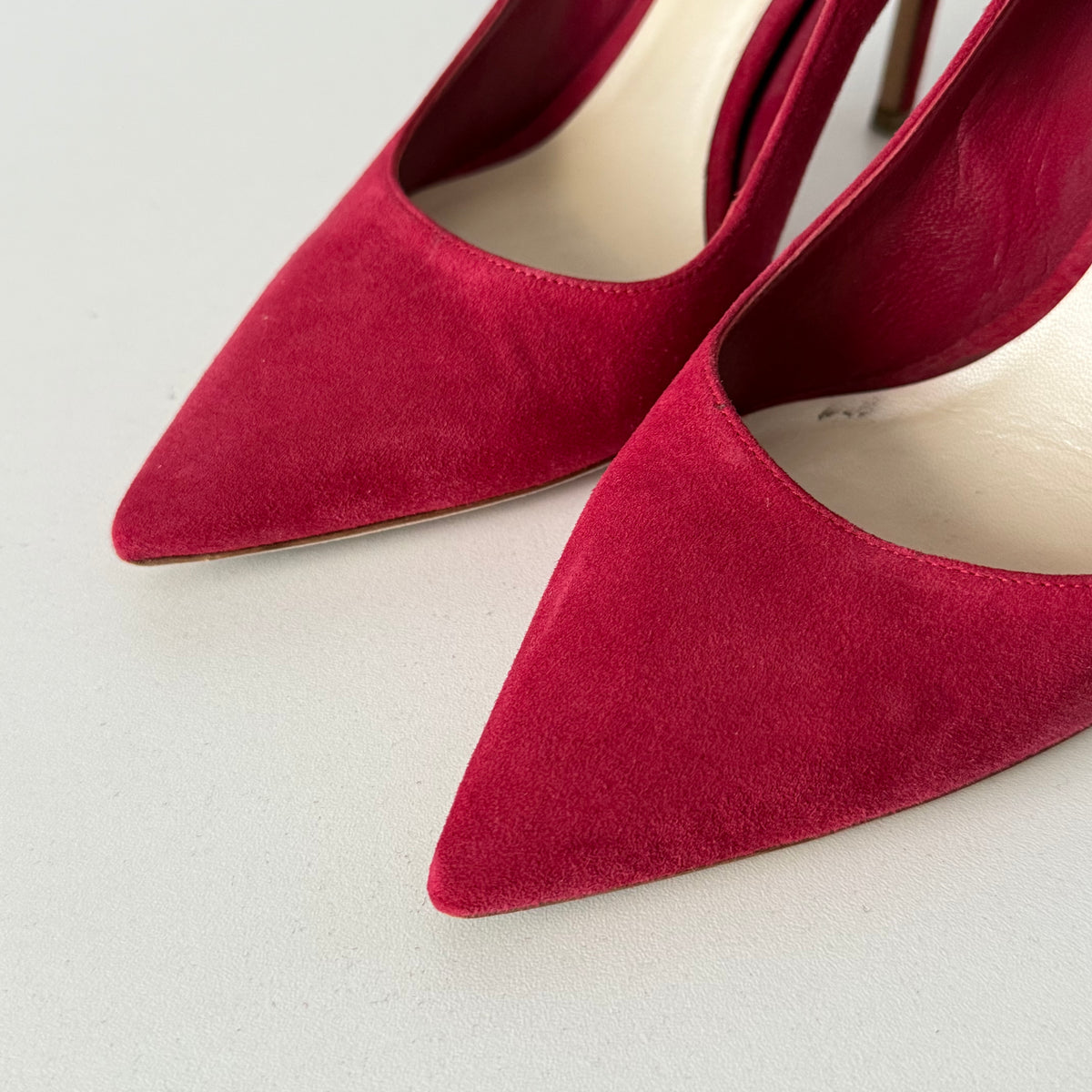 Christian Dior Red Suede Heels