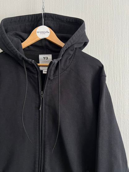 Y-3 Yohji Yamamoto Thick Cotton Zip Hoodie
