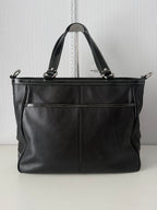 Coach Laura Black Leather Tote Bag