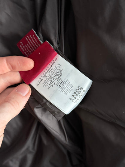 Moncler Gamme Rouge Laiyu Grey Raccoon Fur Printed Down Coat Puffer Jacket