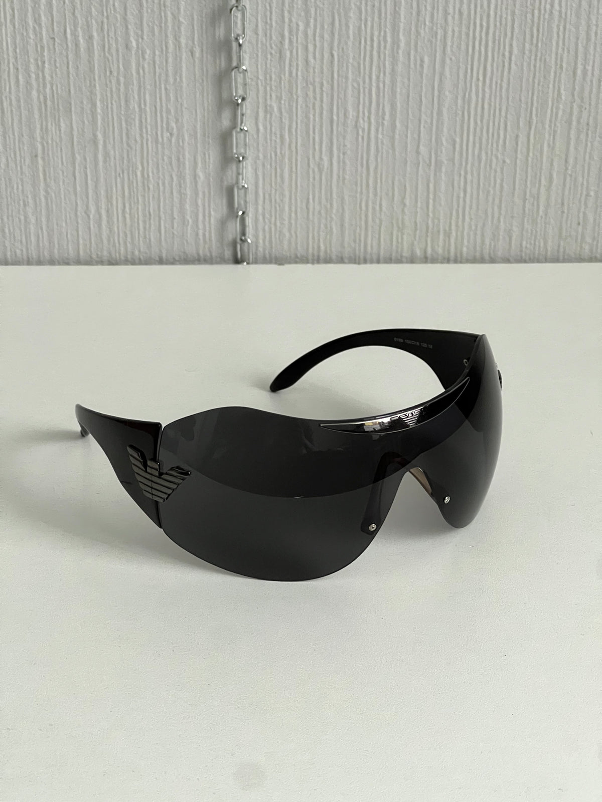 Armani Vintage Mask Oversized Sunglasses