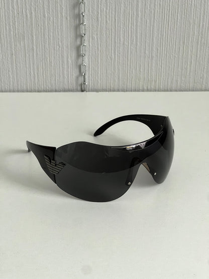 Armani Vintage Mask Oversized Sunglasses