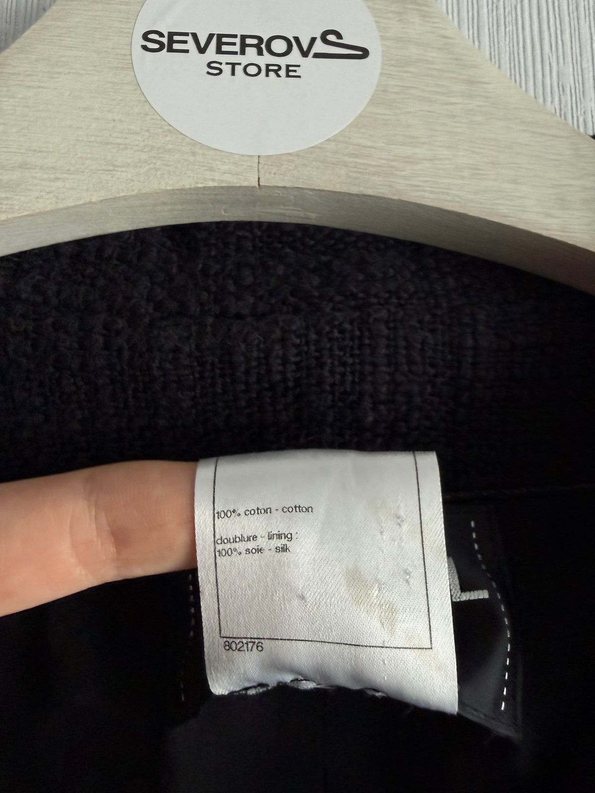 Chanel Bombay Timeless Tweed Blazer Jacket in Black Cotton