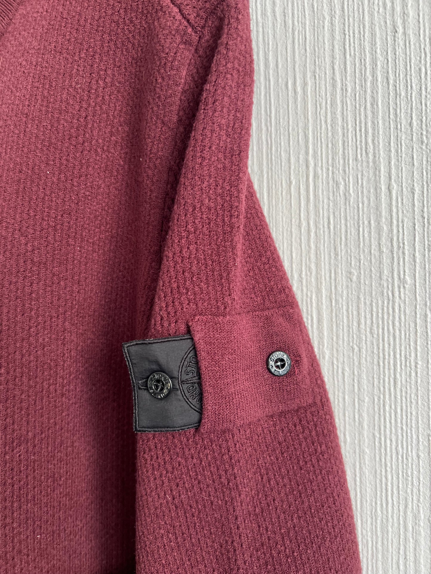 Stone Island Shadow Project
Waffle Wool Sweater In Bordeaux