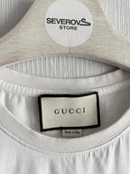 Gucci Logo Distressed White T-shirt