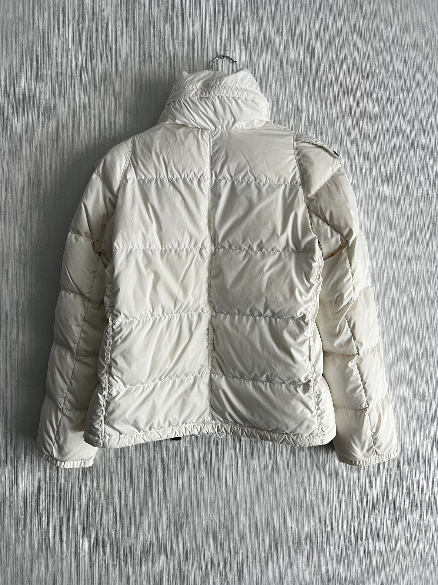 Burberry White Down Puffer Jacket