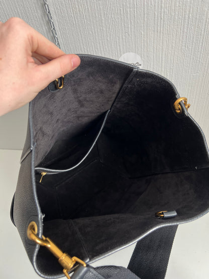 Céline Black Medium Seau Sangle Bucket Bag
