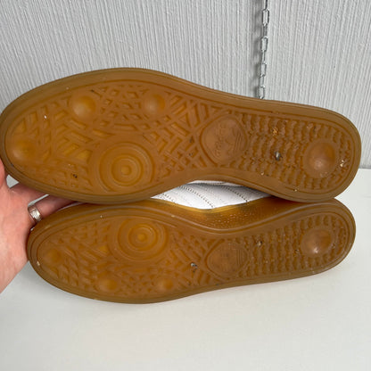 Adidas Spezial White Leather Shoes Mens Trainers