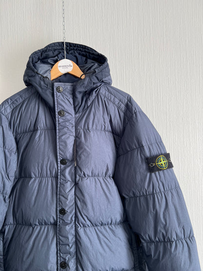 Stone Island AW16 Navy Crinkle Reps Ny Down Jacket