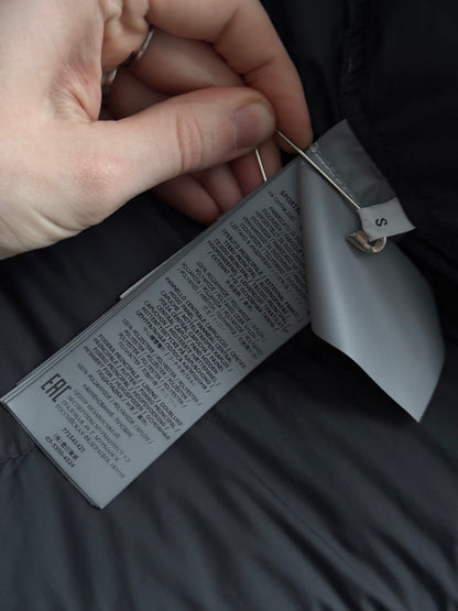 Stone Island AW22 Down Balaclava Jacket Opaque Nylon Twill Black