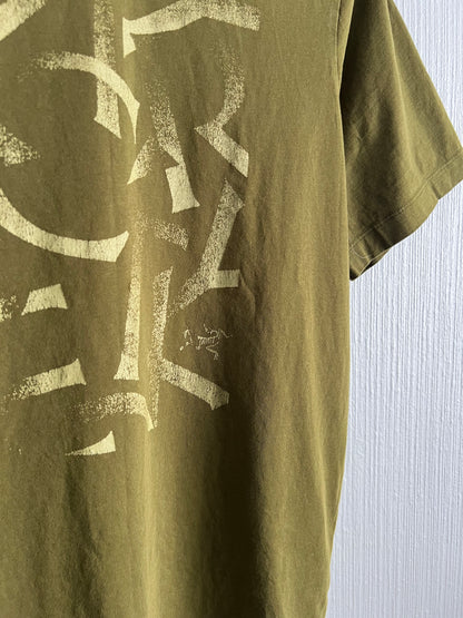 Arcteryx Scramble Mens Khaki Cotton T-shirt
