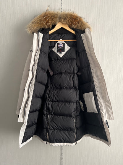 Canada Goose Ladies Kensington Parka Jacket in White