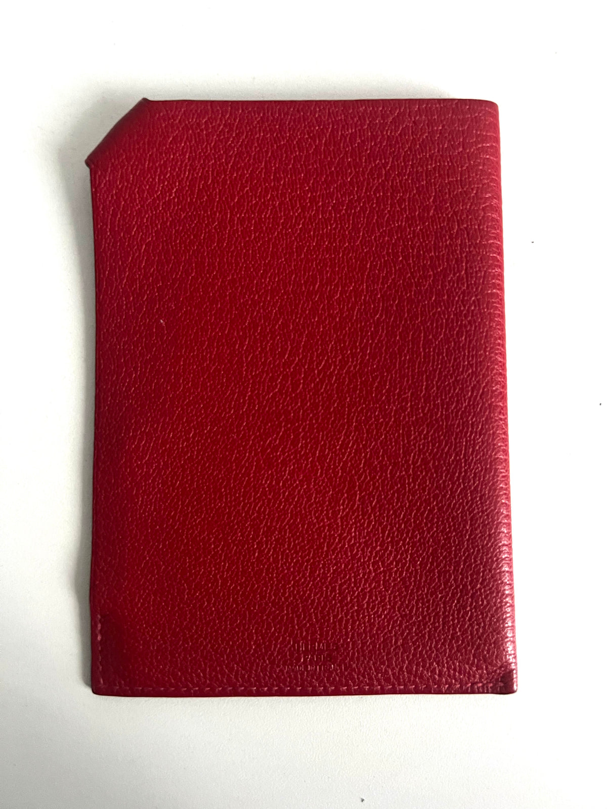 Hermes Passport Cover in Red Leather — product photo