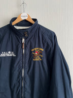 Polo Ralph Lauren Navy Embroidery Cotton Reversible Jacket