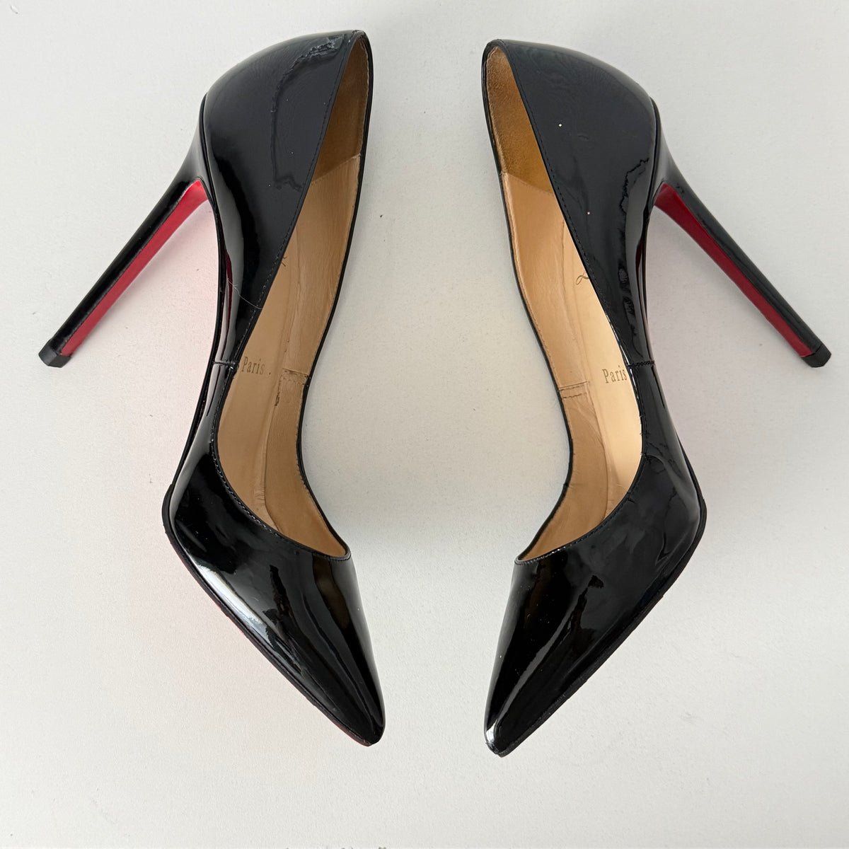 Christian Louboutin So Kate Patent Leather Pumps in black